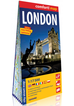 Londyn London laminowany plan miasta 1:17 500