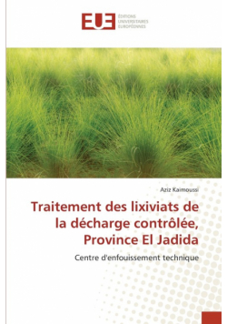 Traitement des lixiviats de la décharge contrôlée, Province El Jadida