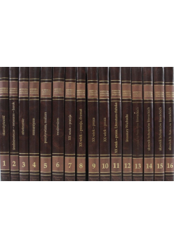 Historia Literatury Światowej Tom 1 do 16
