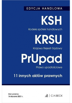 KSH. KRSU. PrUpad. 11 innych aktów prawnych