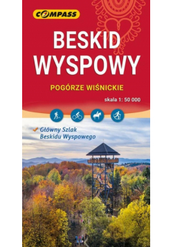 Mapa turystyczna - Beskid Wyspowy 1:50 000 w.2025