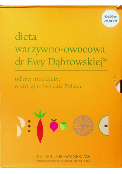 Dieta warzywno owocowa dr Ewy Dąbrowskiej 3 tomy