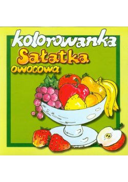 Sałatka owocowa: kolorowanka