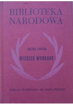 Julian Tuwim wiersze wybrane
