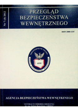 Przegląd bezpieczeństwa wewnętrznego Nr 7