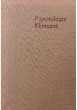 Psychologia Kliniczna