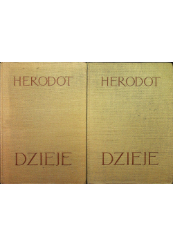 Herodot Dzieje tom 1 i 2
