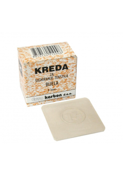 Kreda do tekstyliów biała 5szt KARBON