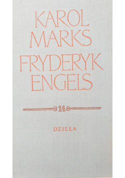 Karol Marks Fryderyk Engels dzieła tom 14