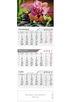 Kalendarz 2021 Trójdzielny Zen CRUX