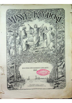 Misye katolickie czasopismo ilustrowane miesięcznie 1905r