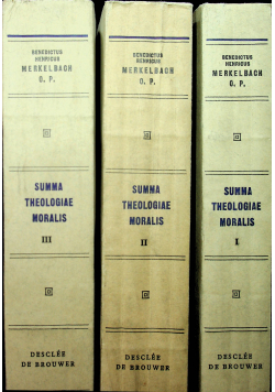Suma Theologiae Moralis 3 tomy