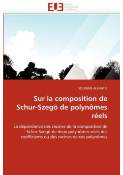 Sur la composition de schur-szegö de polynômes réels