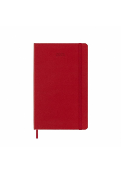 Kalendarz 2025 12M Moleskine L tygodniowy Scarlet Red 13x21