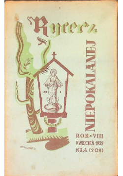 Rycerz Niepokalanej Nr 4 / 39, 1939 r.