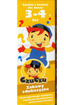 Zgaduj z CzuCzu 3-4 lat zabawy edukacyjne
