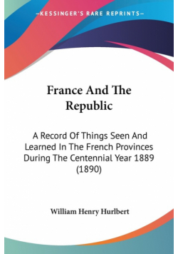 France And The Republic