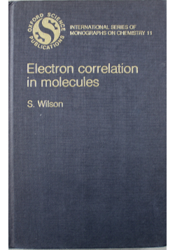 Electron correlation in molecules