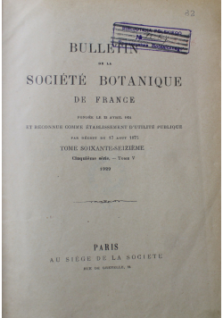 Societe Botanique de France