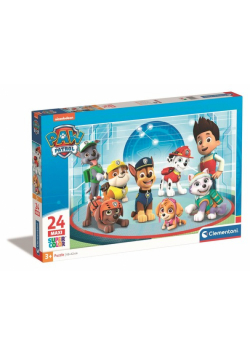 Puzzle maxi 24 elementy Super color Psi Patrol