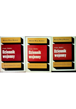 Dziennik wojenny 3 tomy