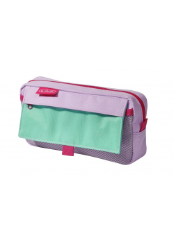 Piórnik kosmetyczka 2 kieszenie Pastell