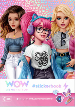 Album z holograficznymi naklejkami WOW00059