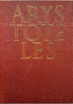 Arystoteles Dzieła wszystkie Tom 7