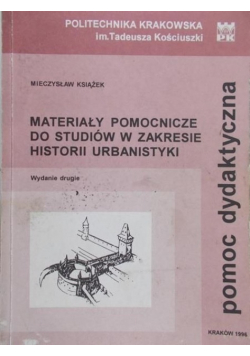 Materiały pomocnicze do studiów w zakresie historii urbanistyki