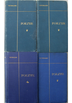 Tetmajer Poezje tom 1 2 4 i 6 około 1910r