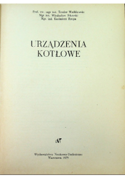 Urządzenia kotłowe