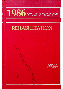 1986 year book of rehabilitation