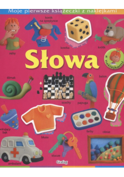 Moje pierwsze książeczki z naklejkami: Słowa