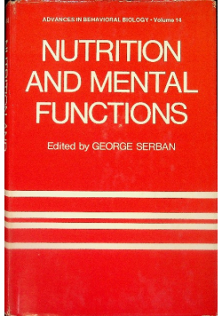 Nutrition and Mental Functions