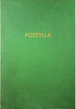 Postylla zbiór kazań na rok kościelny