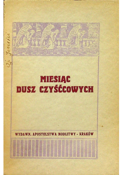 Miesiąc dusz czyścowych ok 1936 r