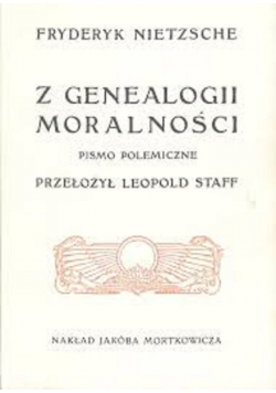 Z genealogii moralności pismo polemiczne