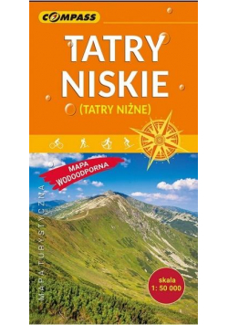 Mapa turystyczna - Tatry Niskie 1:50 000