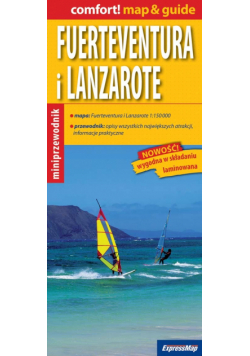 Fuerteventura i Lanzarote 1:150 000