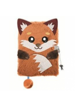 Pamiętnik A5 Włochacz z kłódką 3D Foxy 96k.