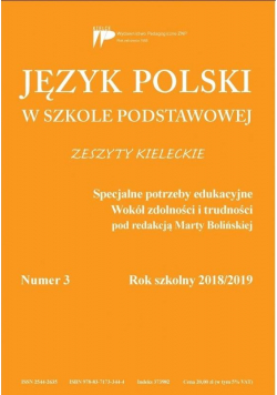 Język polski w szkole podstawowej nr 3 2018/2019