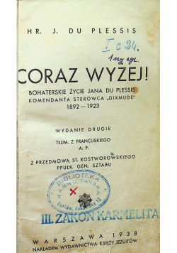 Coraz wyżej 1938 r
