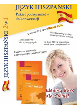 Język hiszpański 2w1 pakiet 8 podręczniki do konwersacji