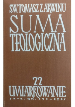 Suma teologiczna 22 Umiarkowanie