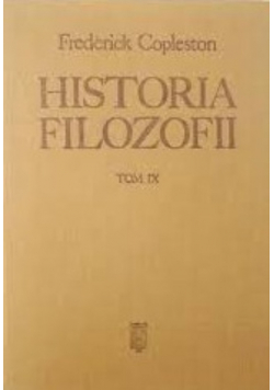 Historia filozofii Tom IX