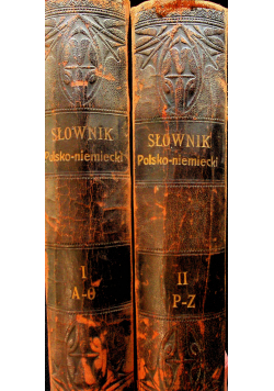 Słownik polsko niemiecki  1913r 2 Tomy