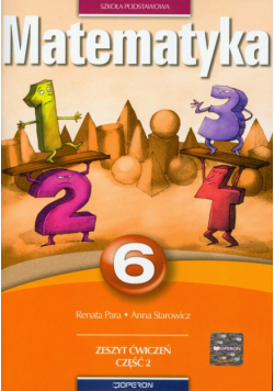 Matematyka 6 Zeszyt ćwiczeń Część 2
