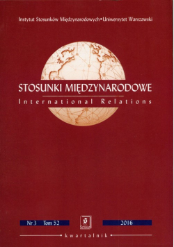 Stosunki międzynarodowe Nr 3 Tom 52 2016