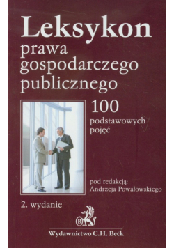 Leksykon prawa gospodarczego publicznego