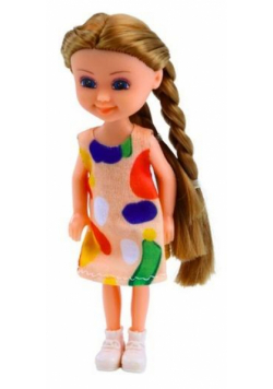 Mini laleczka z długimi włosami 15cm